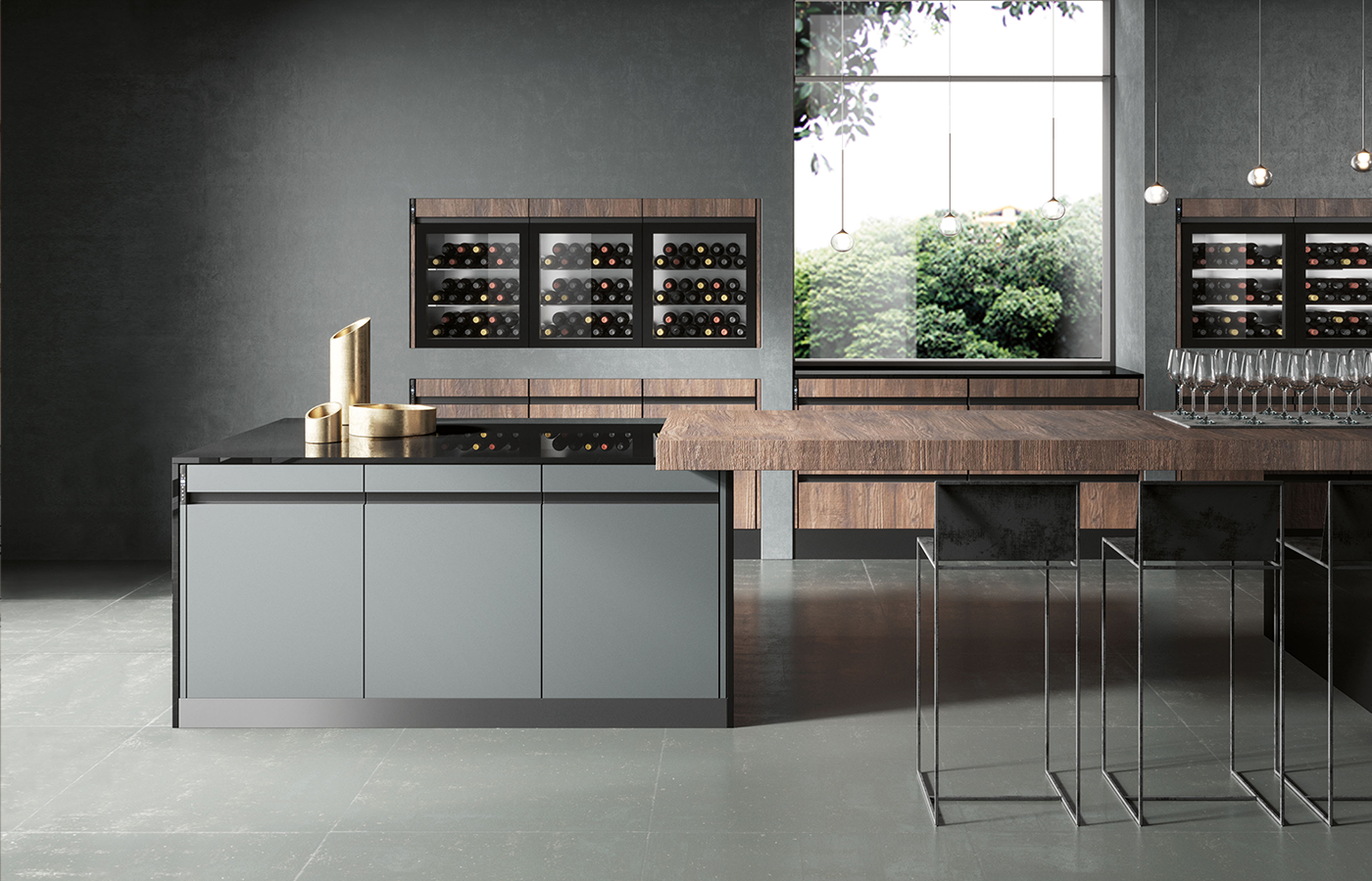 Orion store bar cabinet